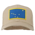 thumbnail image 1 of Alaska State Flag Patched Mesh Cap - Khaki OSFM, 1 of 5