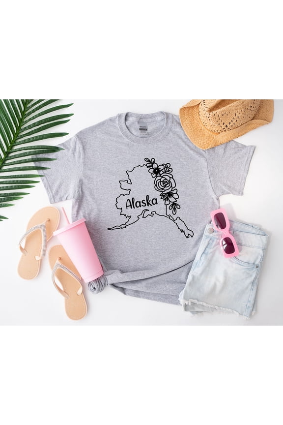 Alaska State Floral Shirt, Wildlife