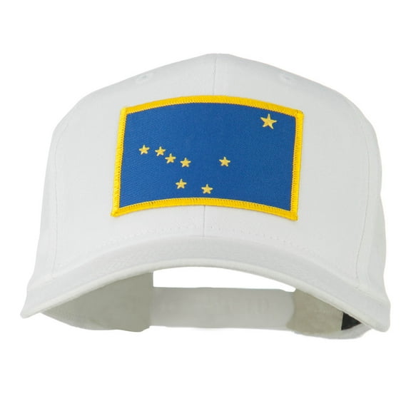 Alaska State High Profile Patch Cap - White OSFM