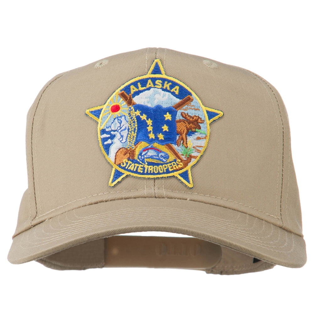 Alaska State Troopers Patch Cap Khaki OSFM