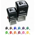 thumbnail image 1 of Alaska State with Heart Self-Inking Rubber Stamp Ink Stamper - Fuchsia Ink - Small 1 Inch, 1 of 7