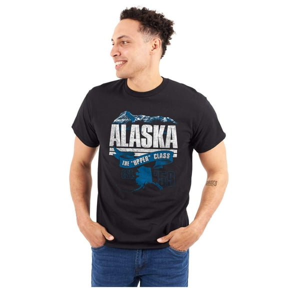 Alaska The Upper Class Hilarious Men's Graphic T Shirt Tees Brisco Brands L