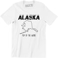thumbnail image 1 of Alaska Top Of The World Home Town Pride Funny State Men T-Shirt, 1 of 4