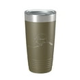thumbnail image 1 of Alaska Tumbler Home State Travel Mug Insulated Laser Engraved Map Coffee Cup 20 oz Olive Green, 1 of 1
