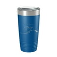 thumbnail image 1 of Alaska Tumbler Home State Travel Mug Insulated Laser Engraved Map Coffee Cup 20 oz Royal Blue, 1 of 1