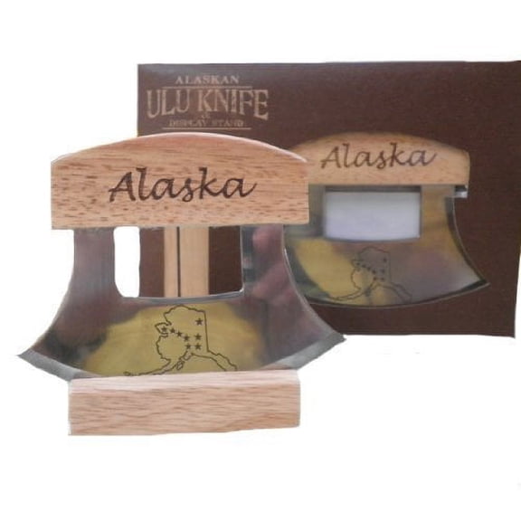 Alaska Ulu Knife with Stainless Steel Blade