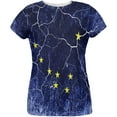 thumbnail image 1 of Alaska Vintage Distressed State Flag All Over Womens T Shirt Multi X-LG, 1 of 2