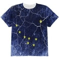 thumbnail image 1 of Alaska Vintage Distressed State Flag All Over Youth T Shirt Multi YSM, 1 of 2