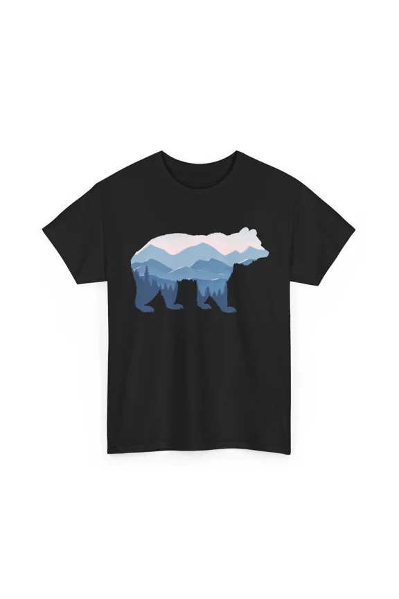 Alaska Wildlife Nature Forest Bear Hiking Camping Outdoor Gear Unisex T-Shirt, up to size 5XL