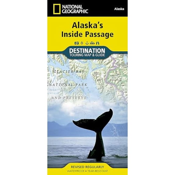 Pre-Owned Alaska's Inside Passage Map: Destination Map (National Geographic Destination Map) Paperback