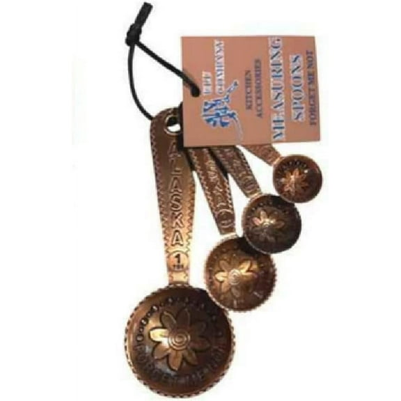 Alaskagift Ak Measuring Spoons Copper