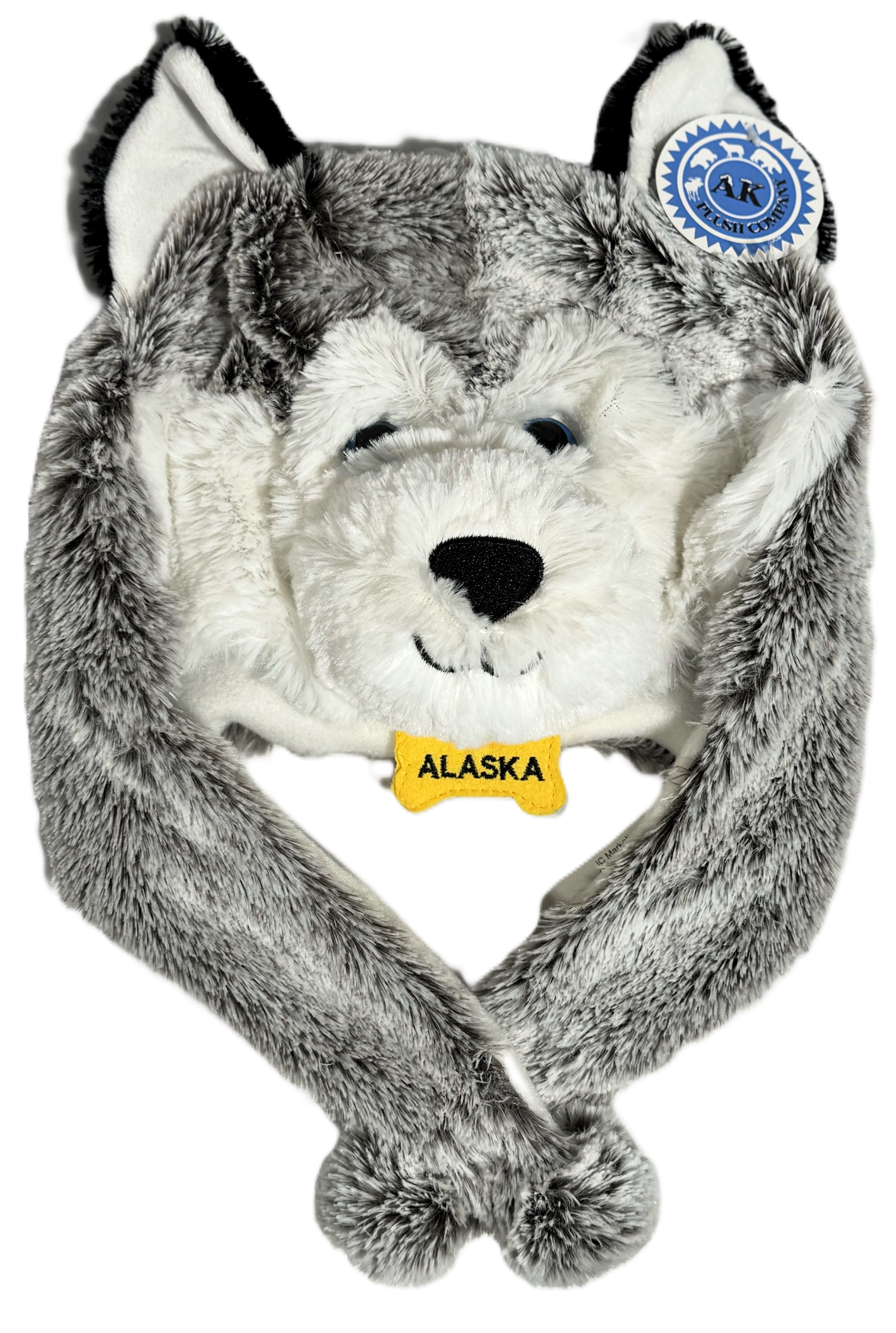 Alaskagift Ak Plush Husky Hat