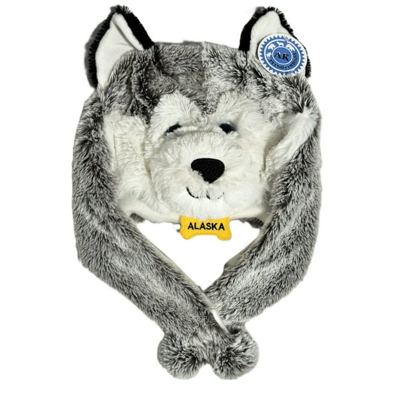 Alaskagift Ak Plush Husky Hat