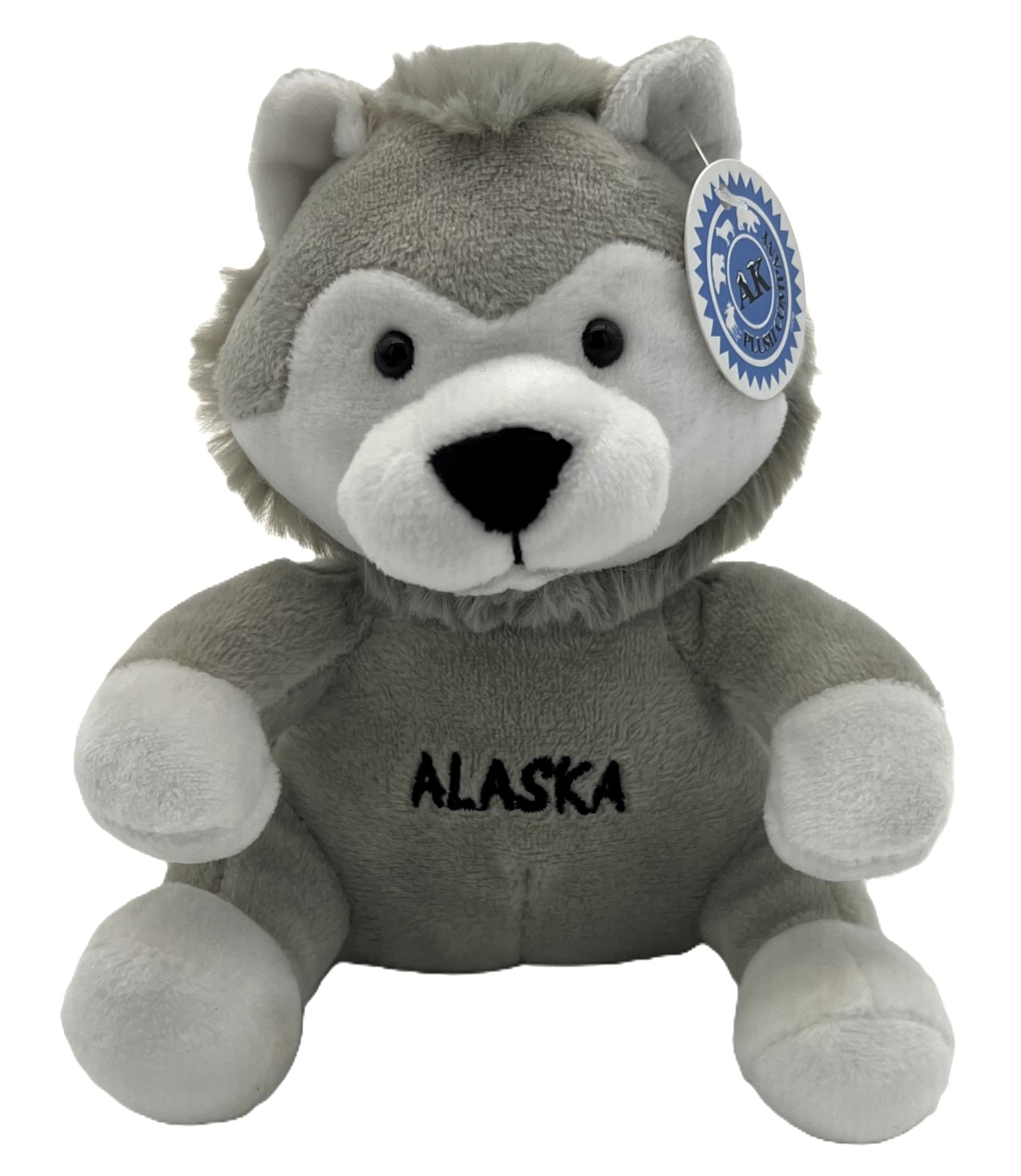 Alaskagift Ak Wolf 6 Inch Plush