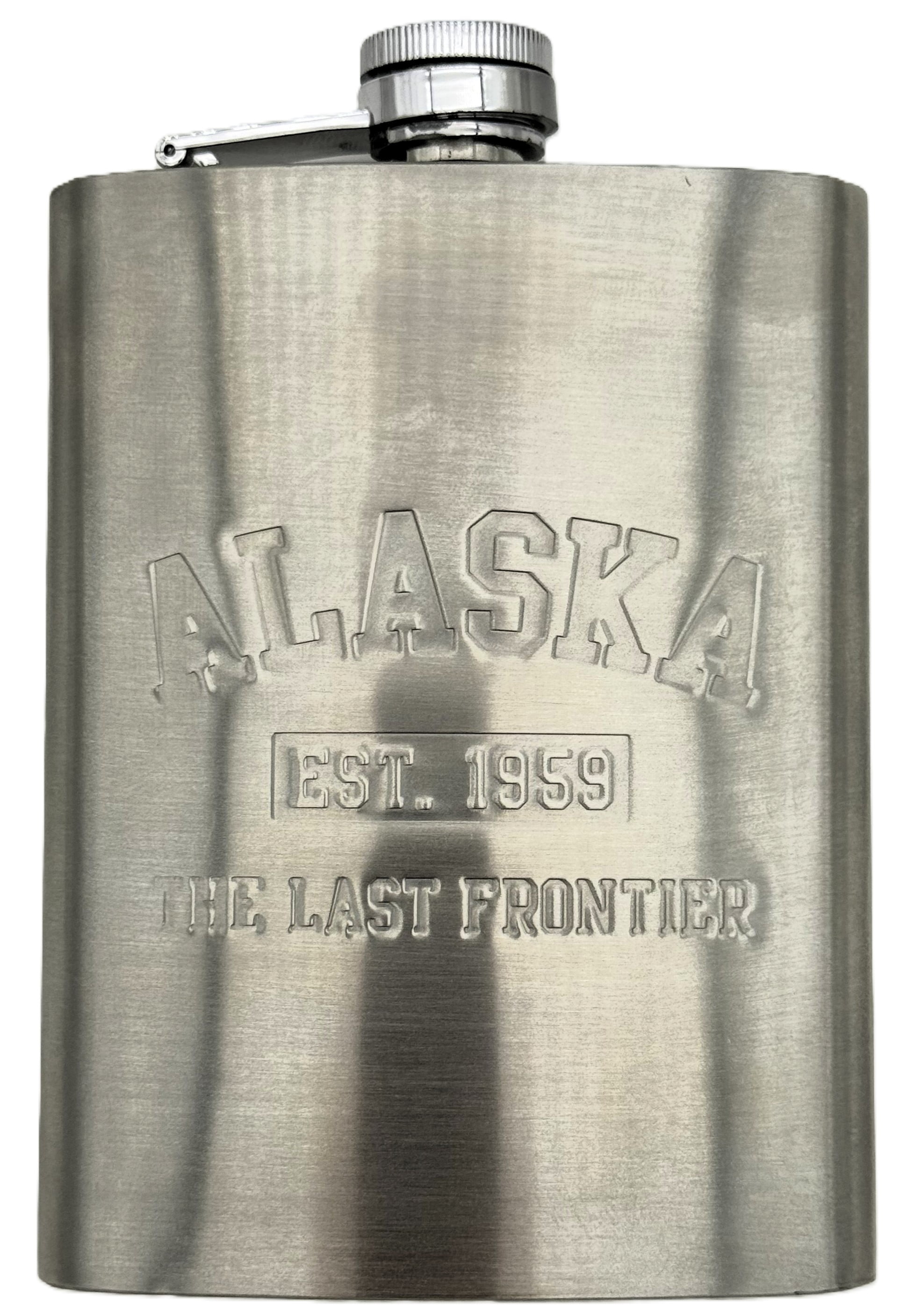 Alaskagift Alaska Last Frontier Flask