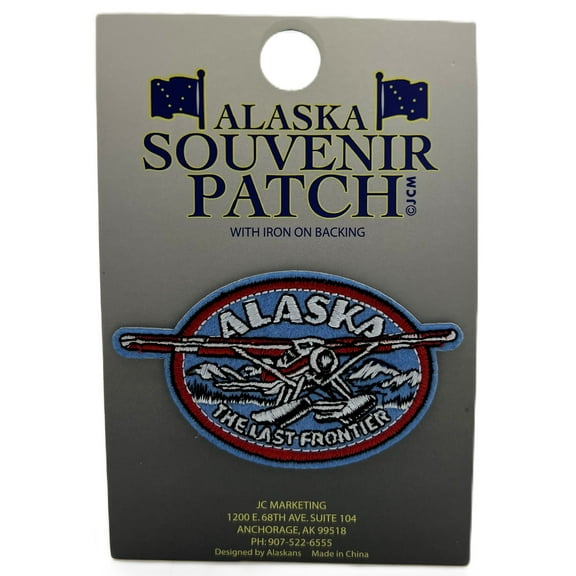 Alaskagift Alaska Patch Float Plane