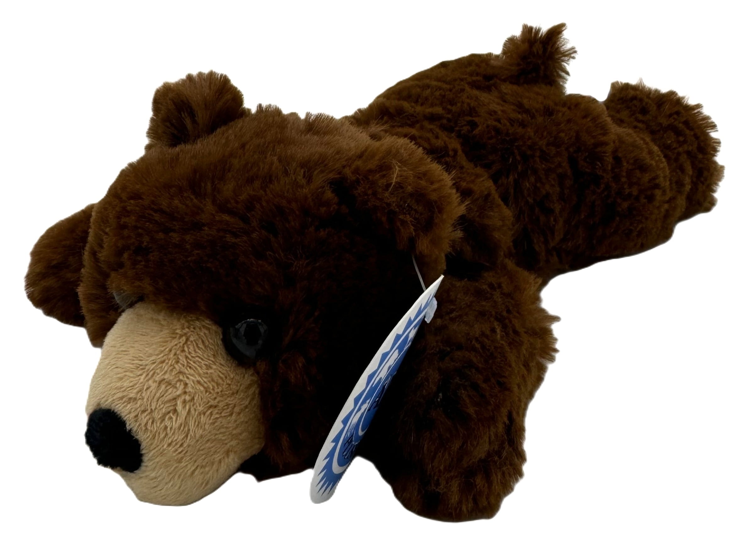 Alaskagift Grizzly Bear Plush 8 Inch Laying