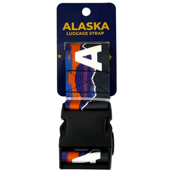 Alaskagift Luggae Strap Mountain Sunset