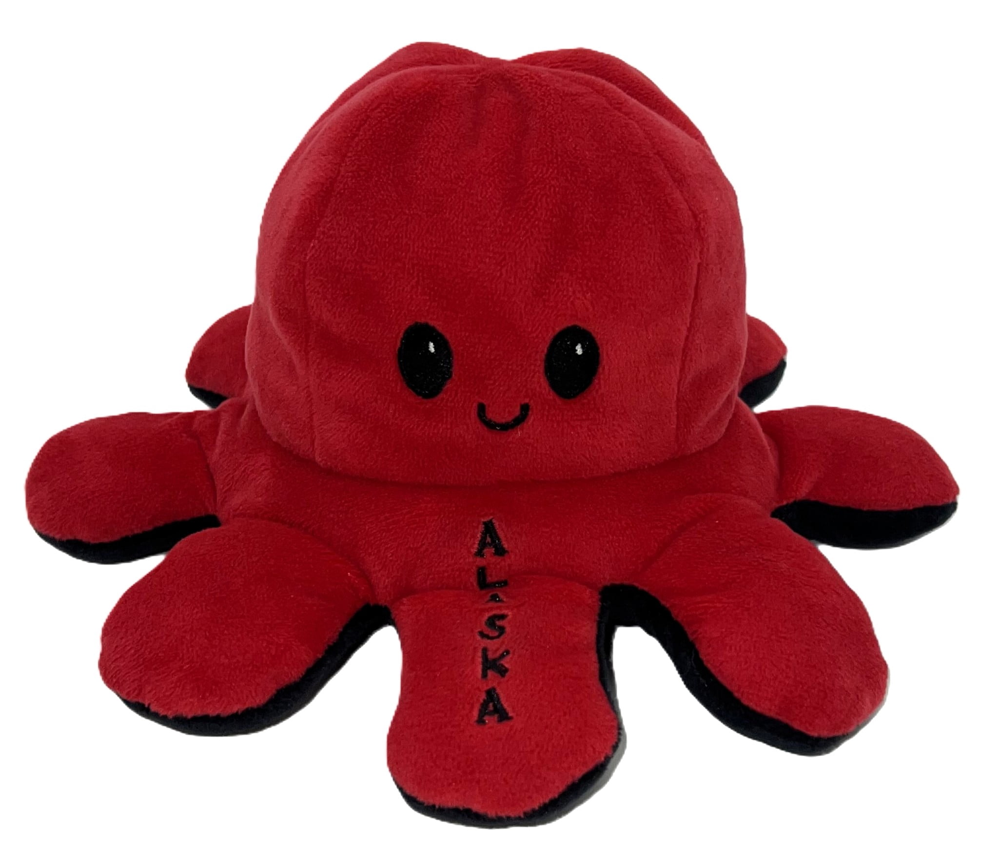Alaskagift Plush Octopus Red And Black