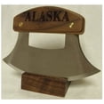 thumbnail image 1 of Alaskan Inupiat Style Ulu with "Alaska Cutlery" Etched Walnut Handle, 6.25" Blade, 1 of 4