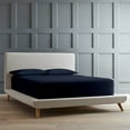 thumbnail image 1 of Alaskan King - 108" x 108" Size Microfiber Bed Sheets Luxury 1800 Thread Count Brushed Microfiber Sheet Set Super Soft & Silky Feel 15 Inch Deep Pocket - Alaskan King, Navy Blue, 1 of 6