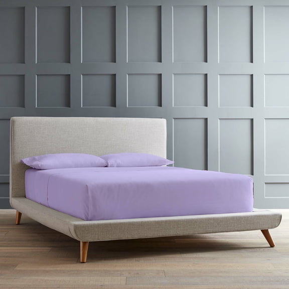 Alaskan King - 108" x 108" Size Microfiber Bed Sheets Luxury 1800 Thread Count Brushed Microfiber Sheet Set Super Soft & Silky Feel 30 Inch Deep Pocket - Alaskan King, Lilac