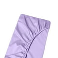 thumbnail image 1 of Alaskan King Size Extra Deep Pockets Fitted Sheet Only - 800-Thread Count 100% Pure Egyptian Cotton, 28 inches Deep Pockets Fitted Sheet, Soft, Sateen Weave - Lilac Color, 1 of 7
