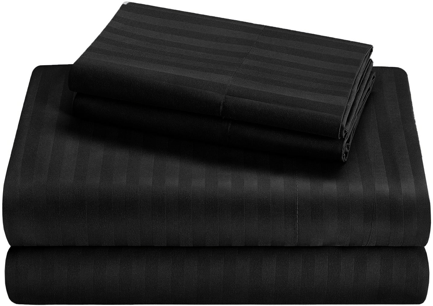 Alaskan King Size Giza Striped Pattern Sheets Premium 400Thread