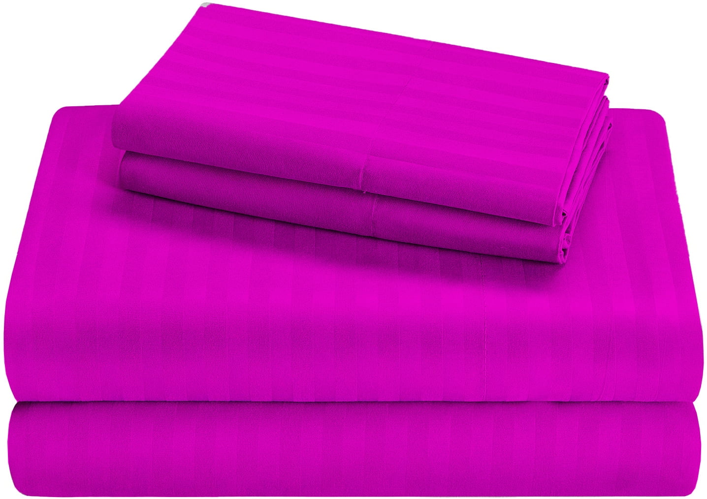 Alaskan King Size Giza Striped Pattern Sheets Premium 400Thread