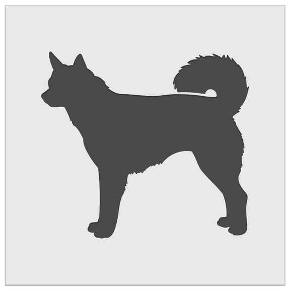 Alaskan Klee Kai Dog Solid DIY Cookie Wall Craft Stencil - 11.5 Inch