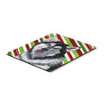 thumbnail image 1 of "Alaskan Malamute Candy Cane Holiday Christmas Mouse Pad Hot Pad or Trivet", 1 of 1