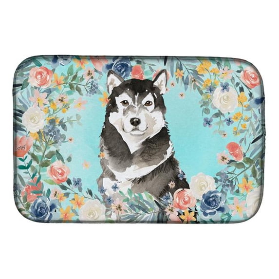 Alaskan Malamute Dish Drying Mat