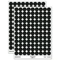 thumbnail image 1 of Alaskan Malamute Dog Outline 200+ Round Stickers - Black - Matte Finish - 0.50" Size, 1 of 3