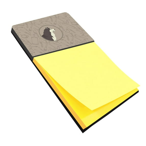 Alaskan Malamute In the Kitchen Sticky Note Holder