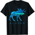 thumbnail image 1 of Alaskan Snow Scene Graphic Shirt Winter Landscape Design, 1 of 2