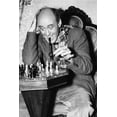 thumbnail image 1 of Alastair Sim Smiling Broadly Playing Chess 24x36 Poster, 1 of 1