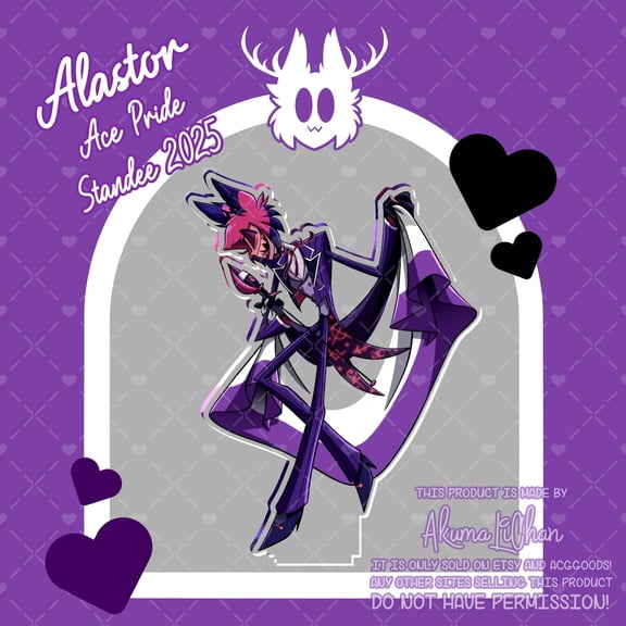 Alastor Ace Pride Standee 2025 (1 standee)