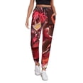 thumbnail image 1 of Alastor Hazbin Hotel Comedy Womens Sweatpants Joggers Pants Daily Trousers 3D Printing Novelty Casual Sweatpants With Drawstring Closed Bottom, 1 of 7
