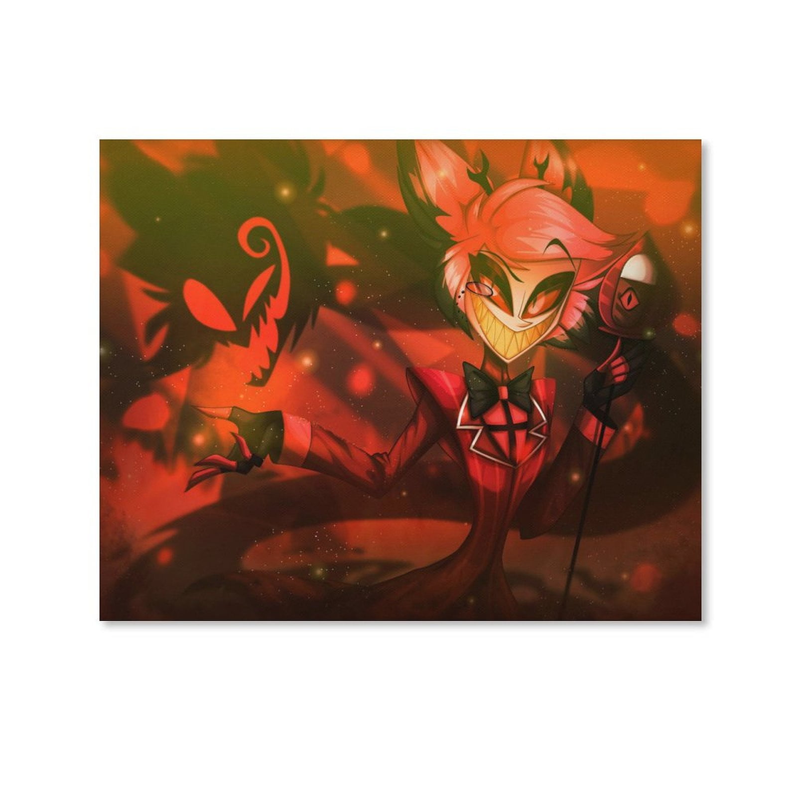 Alastor Hazbin Hotel Decorative Painting Canvas Wall Poster Art Picture
