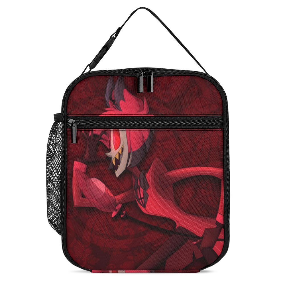 Alastor Hazbin Hotel Lunch Bag Portable Insulated Lunchbag Lunch Box