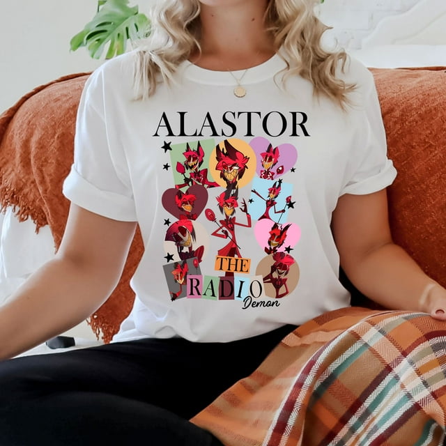 Alastor The Radio Demon Hazbin Hotel Shirt - Walmart.com