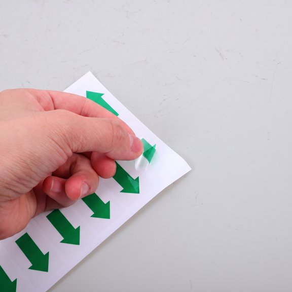 Alasum Adhesive Arrow Signs Transparent Paper Labels for Office Use
