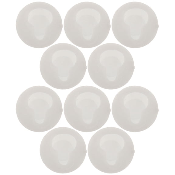 Alasum 100Pcs White Plastic Shelf Hanger Brackets for Wall Mounting Frames Mirrors Durable