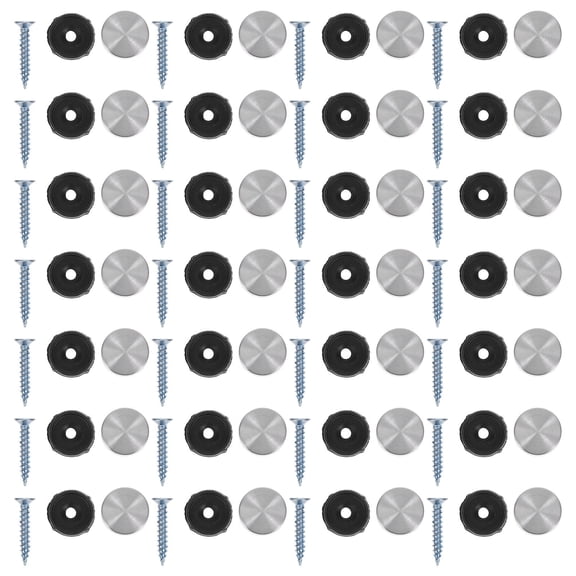 Alasum 100pcs Stainless Steel Screw Caps For Secure Fastening Of Glass Signs