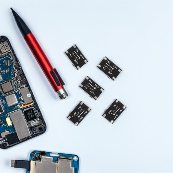 Alasum 10Pcs Adjustable 3A Dc-Dc Buck Converter Voltage Stabilizer Module for Electronics Projects