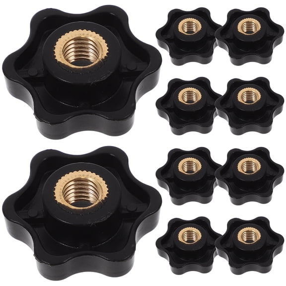 Alasum 10Pcs Adjustable Plastic Hand Nut with Antislip Head for Quick Adjustments