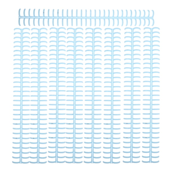 Alasum 10 Pack Plastic Comb Binding Spines, Binder for Reports, Documents, Office Supplies and Back to School Projects