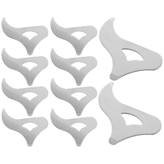 Alasum 10Pcs Plated Silver Stainless Steel Nut Sheller Manual Tool for Pecan Macadamia and Chestnut Nuts