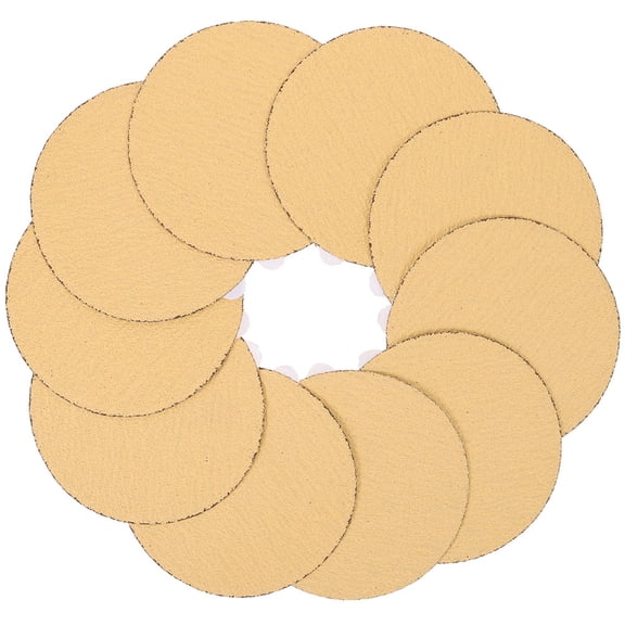 Alasum 10Pcs Round Adhesive Sanding Pads 100 Grit Orange for Drill Attachment