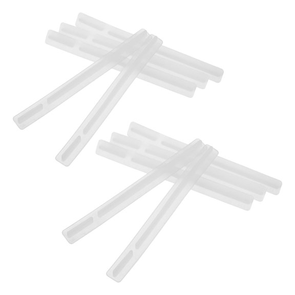 Alasum 10Pcs Silicone Dust Plug Transparent Pci Slot Cover for Computer Case Socket Protection
